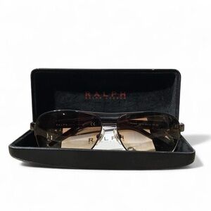 Ralph Lauren Double RL Black Sunglasses